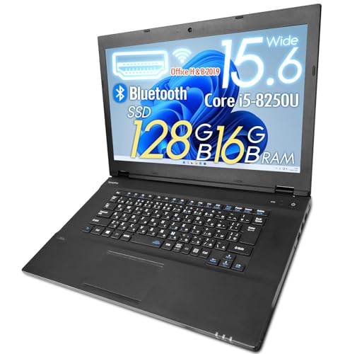【整備済み品】ノートPC VKT16/Win11/第8世代 Core i5/SSD128GB/メモリ16GB/Office 2019/Webカメラ