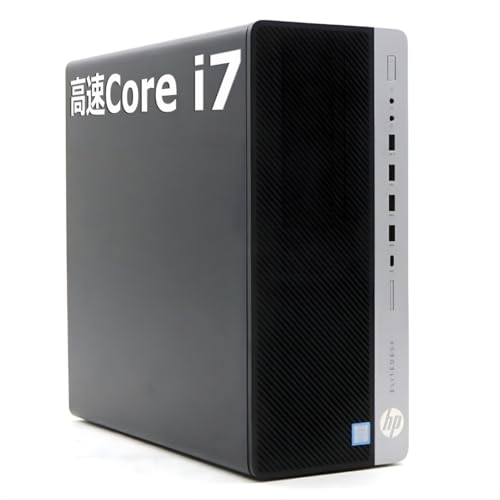 【整備済み品】 TcaraT デスクトップパソコン ＨＰ EliteDesk 800 G4 TWR ミニタワー型 高速 第8世代 Core i7 SSD 大容量メモリ Window...