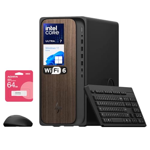 HP 2025 OmniDesk M03 ビジネス 次世代 AI PC デスクトップ、Intel Core Ultra 7 265、16GB DDR5 RAM、1TB SSD US...