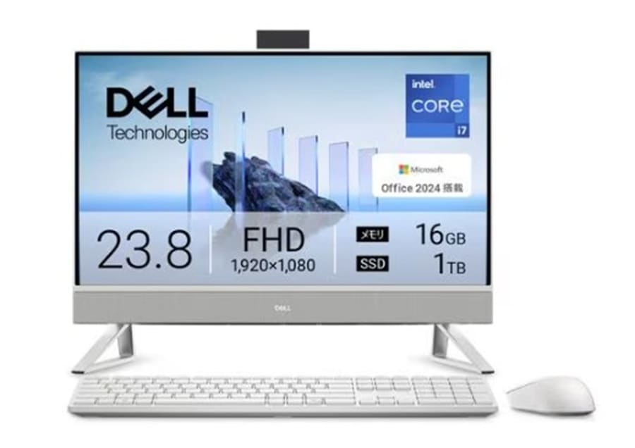 Dell 24 AD67-FNWHB [パールホワイト]