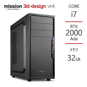 ワークステーション Core i7-14700F NVIDIA RTX 2000 Ada メモリ32GB SSD1TB B760 サイドフロー空冷 Quadro後継