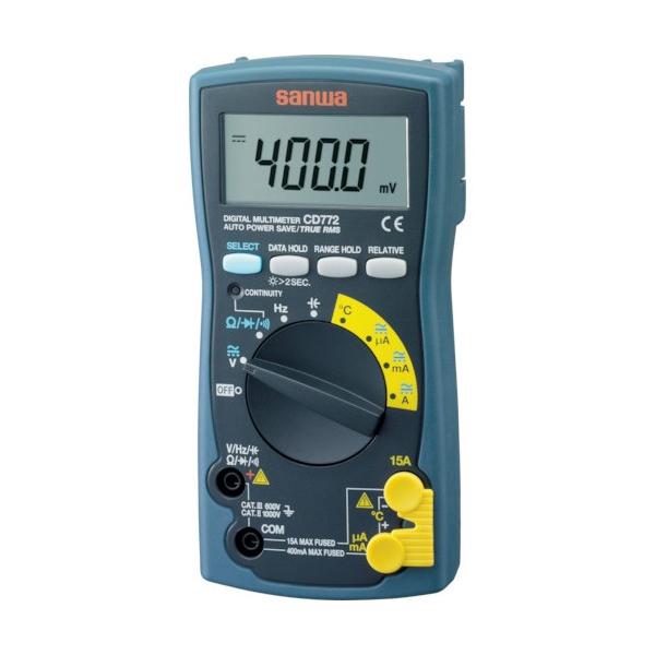 三和電気計器 デジタルマルチメータ真の実効値対応 CD772