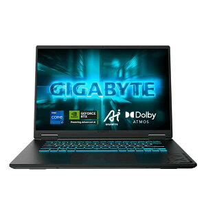 GIGABYTE ゲーミングノートパソコン GAMING A16 CVHI3JP894SH 16インチ Intel Core i7-13620H GeForce RTX 5060 ...