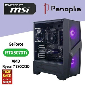 【P5倍！19日20:00～26日01:59まで】【新品/在庫限り】 RTX 5070Ti Ryzen 7 7800X3D 8コア16スレッド 4.2GHz 最大 5.0GHz W...