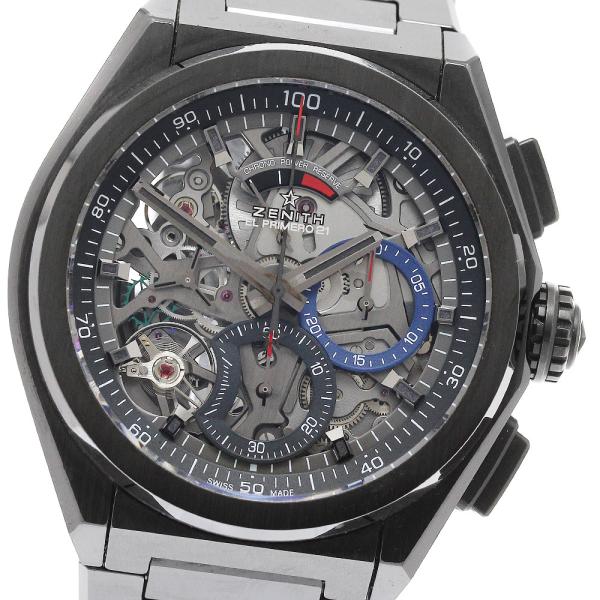 ゼニス ZENITH 49.9000.9004/78.M9000 デファイ エルプリメロ21 クロノグラフ 自動巻き メンズ 美品 箱・保証書付き_953448