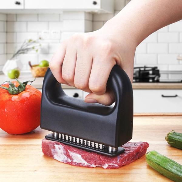 即納 肉たたき 肉筋切り ミートテンダー 48刃 調理時間を短縮 お肉が柔らかくなる 肉叩き ミートソフター 送料無料 業務用 料理用 焼肉 BBQ キッチン用品