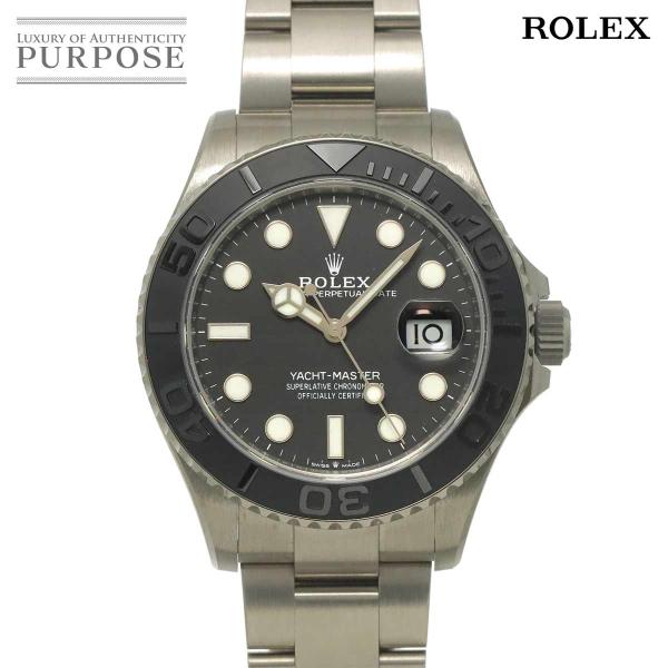 ロレックス ROLEX ヨットマスター 42 チタン 226627 ランダム ルーレット メンズ 腕時計 デイト ブラック 自動巻き Yacht Master 90323450