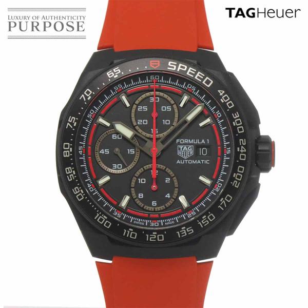未使用 展示品 タグホイヤー TAG Heuer フォーミュラ1 CBZ2085 クロノグラフ メンズ 腕時計 デイト ブラック 自動巻き Formula1 90314598
