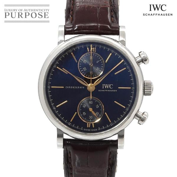 IWC ポートフィノ クロノグラフ IW391404 メンズ 腕時計 ブラック 自動巻き インターナショナル ウォッチ カンパニー Portofino 90335436
