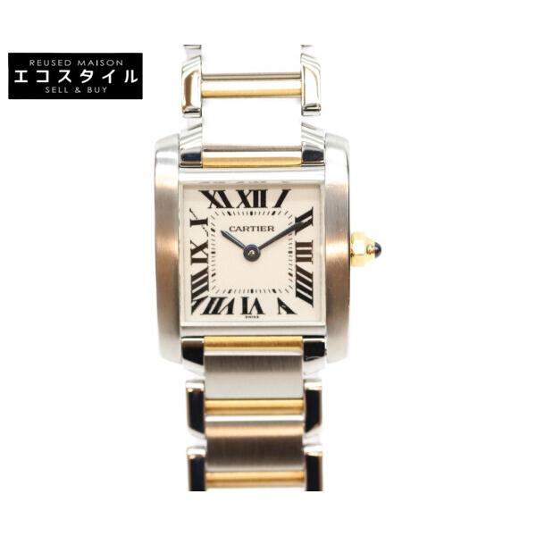 Cartier カルティエ W51007Q4 SS YG タンクフランセーズSM QZ 腕時計 レディース