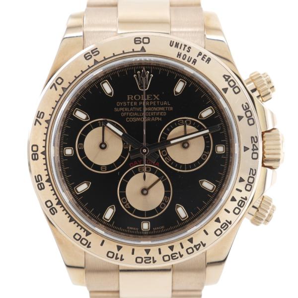 ROLEX ロレックス デイトナ コスモグラフ 116505 腕時計 K18エバーローズゴールド 自動巻き アナログ表示 メンズ 黒文字盤【90000015】中古