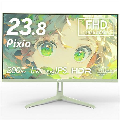 ふるさと納税 Pixio ゲーミングモニター 23.8インチ FHD 200Hz IPS ミントグリーン/緑 PX248WAVEMT｜ 周辺機器 家電 パソコン  神奈川県小田原市
