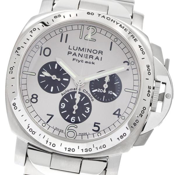 パネライ PANERAI PAM00060 ルミノール クロノグラフ フライバック 300本限定 自動巻き メンズ 良品 _923331