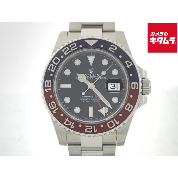 【中古】 【美品】 ロレックス(ROLEX) GMTマスターII ブラック 126710BLRO ステンレス ブルー/レッドベゼル OB