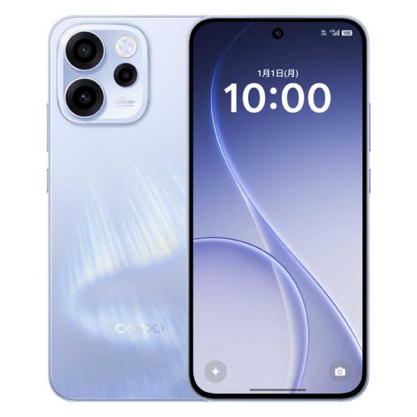 OPPO　SIMフリースマートフォン OPPO Reno15 A / Snapdragon 6 Gen 1 / 6.6インチ 12GB+256GB オーロラブルー　CPH2801_12_256_AB