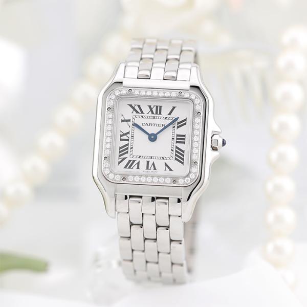 カルティエ パンテール ドゥ カルティエ MM W4PN0008 付属品完品 CARTIER 中古レディース 腕時計 送料無料