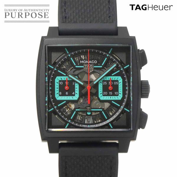タグホイヤー TAG Heuer モナコ キャリバーホイヤー02 CBL2184 クロノグラフ メンズ 腕時計 デイト ブラック 自動巻き Monaco 90323459