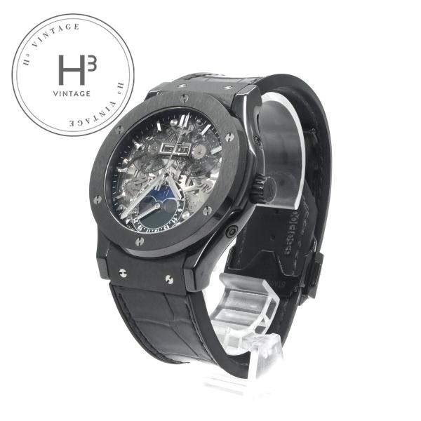 ウブロ HUBLOT アエロフュージョン 時計 腕時計 ブラック