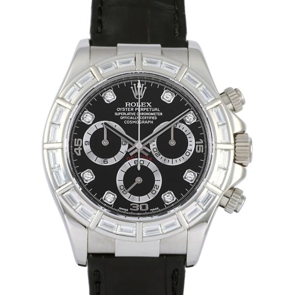 ロレックス ROLEX コスモグラフ デイトナ 8PD バケットダイヤ 116589BR ブラック/8PD文字盤 中古 腕時計 メンズ