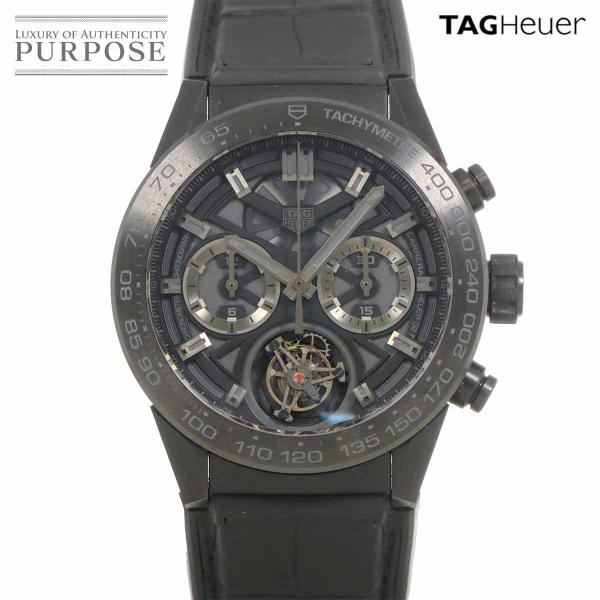 タグホイヤー TAG Heuer カレラ キャリバーホイヤー02T トゥールビヨン CAR5A8Z クロノグラフ メンズ 腕時計 自動巻き Carrera 90289691
