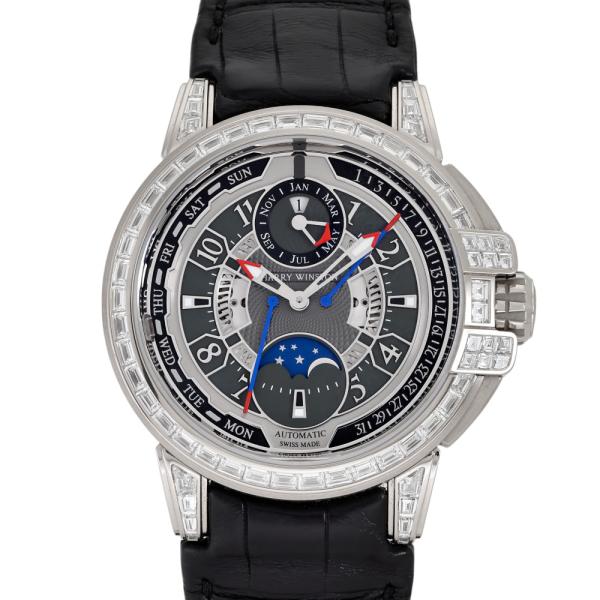 ハリー・ウィンストン HARRY WINSTON オーシャン 20th アニバーサリー バイレトログラード パーペチュアルカレンダー OCEAPC42WW002 グレー文字盤 未使用 メンズ