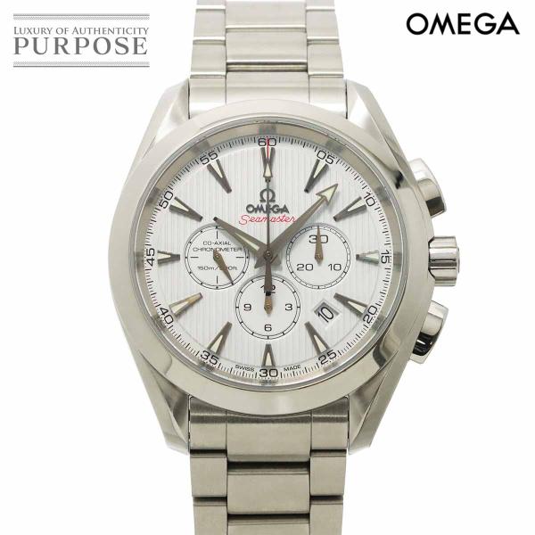 オメガ OMEGA シーマスター アクアテラ クロノグラフ 231 10 44 50 04 001 メンズ 腕時計 デイト ホワイト 自動巻き Seamaster 90323460