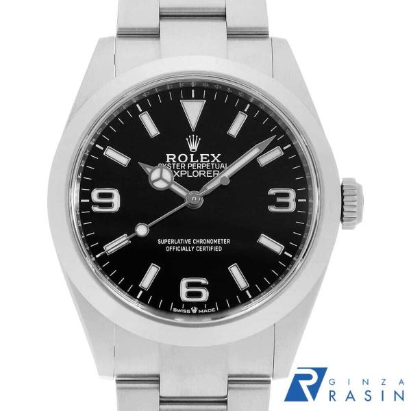 ロレックス エクスプローラー40 224270 ブラック ランダム番 中古 メンズ 腕時計 181YROAU0002