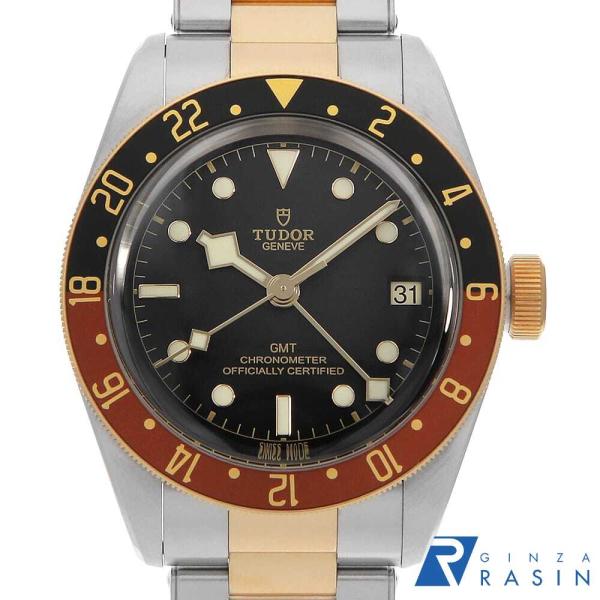 チューダー ヘリテージ ブラックベイ GMT 79833MN 中古 メンズ 腕時計 006XTUAU0561